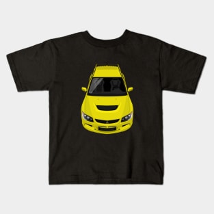 Lancer Evolution IX Evo 9 2005-2007 - Yellow Kids T-Shirt